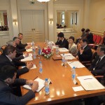 ウズベキスタン アジモフ第一副首相との会談